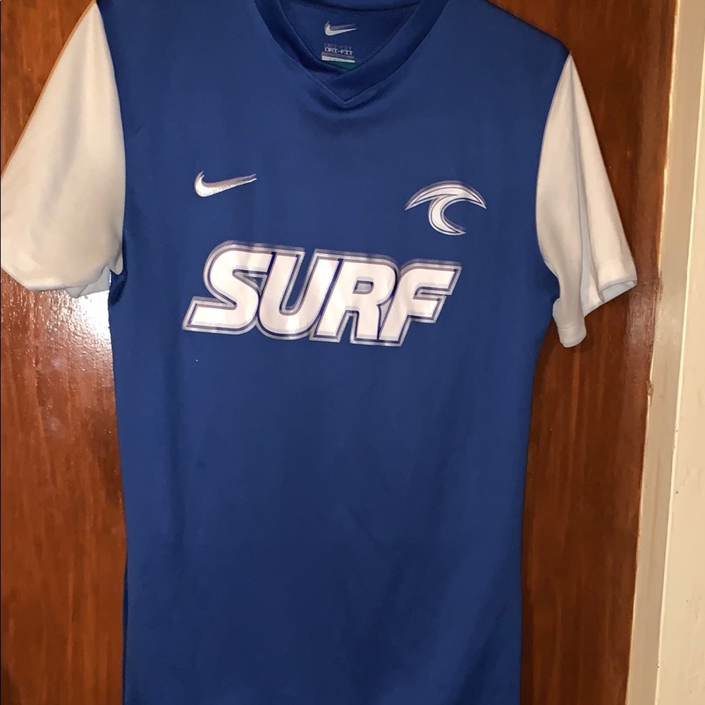 Nike Surf Blue and White Jersey